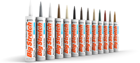 Sashco® Big Stretch® 10.5 oz Caulk - Choose From 8 Colors