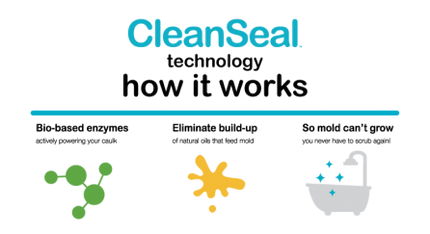 Sashco® Cleanseal Clear and White Sealant 10.5 oz Tube