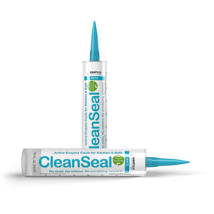 Sashco® Cleanseal Clear and White Sealant 10.5 oz Tube