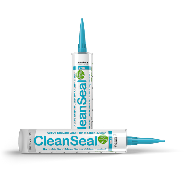 Sashco® Cleanseal Clear and White Sealant 10.5 oz Tube