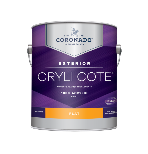 Cryli Cote® 100% Acrylic Exterior Paint - Flat N10