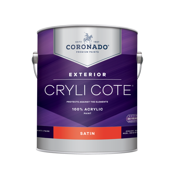 Cryli Cote® 100% Acrylic Exterior Paint - Satin C410