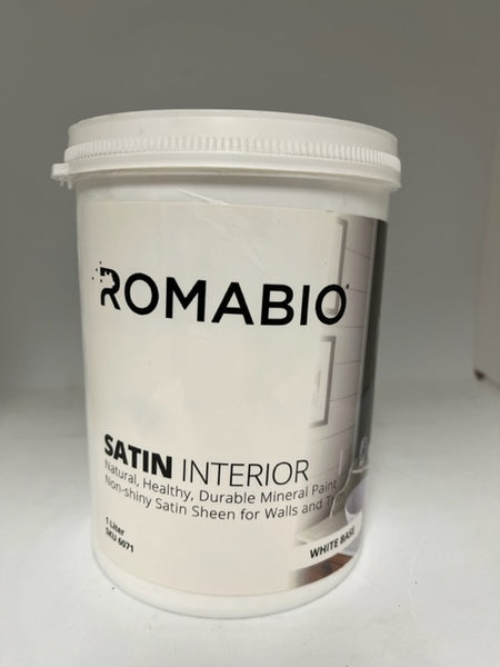 Romabio Satin Interior - White Base - 1L