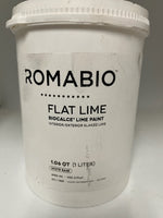 Romabio Flat Lime BioCalce Lime Paint - White Base - 1L