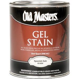 Old Masters Spanish Oak Oil Based Gel Stain Qt