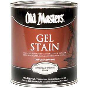 Old Masters American Walnut Oil Based Gel Stain Qt