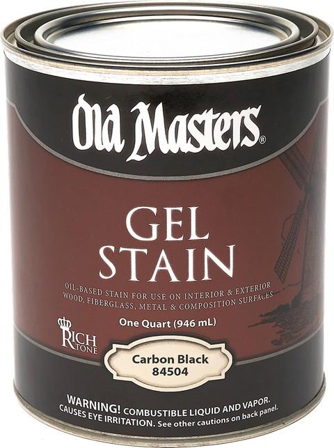 Old Masters Carbon Black Oil Based Gel Stain Qt