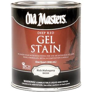 Old Masters Rich Mahogany Oil Based Gel Stain Qt