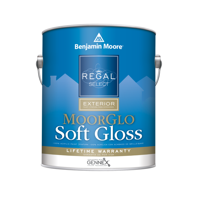 Regal® Select Exterior Paint — MoorGlo® Soft Gloss Finish
