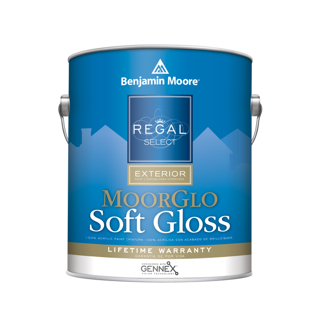Regal® Select Exterior Paint — MoorGlo® Soft Gloss Finish