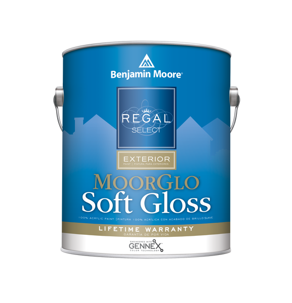 Regal® Select Exterior Paint — MoorGlo® Soft Gloss Finish