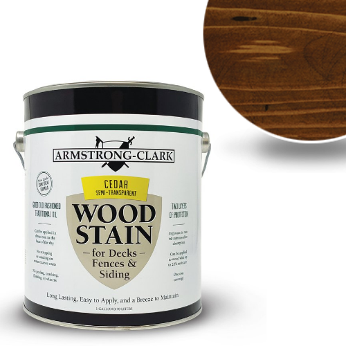 Armstrong Clark Rustic Brown Semi-Transparent Ext Stain 1G