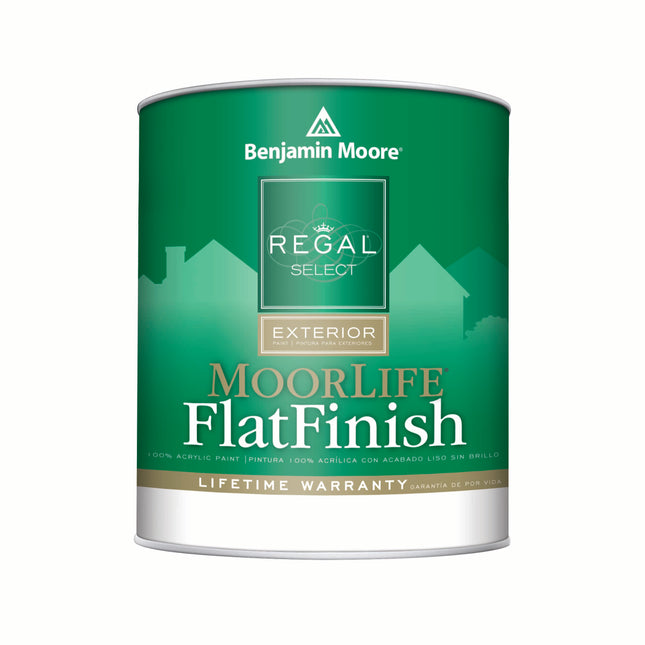 Regal® Select Exterior Paint — MoorLife® Flat Finish W105