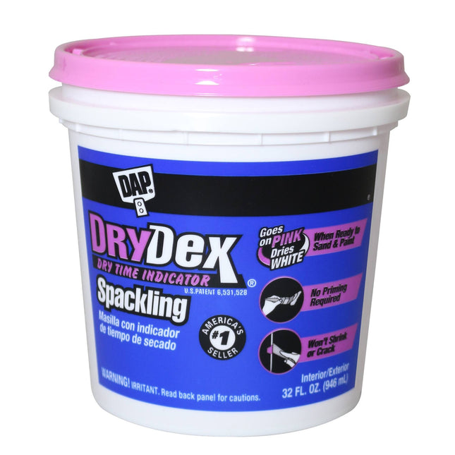 Masilla indicadora de tiempo de secado DryDex® de DAP, 946 ml, rosa/blanco