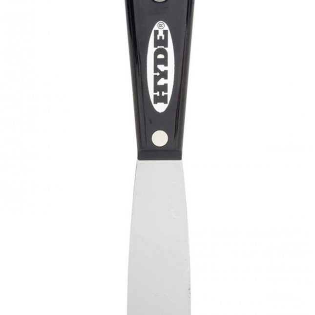 Hyde Tools Black & Silver® 1-1/4” Flexible Putty Knife/Scraper (High Carbon Steel)