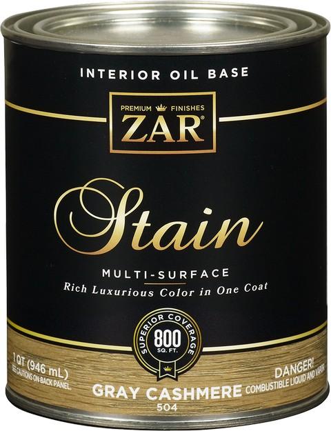ZAR® Gray Cashmere Qt Interior Oil Wiping Stain 504