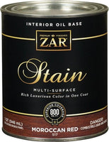 ZAR® Moroccan Red Qt Interior Oil Wiping Stain 517