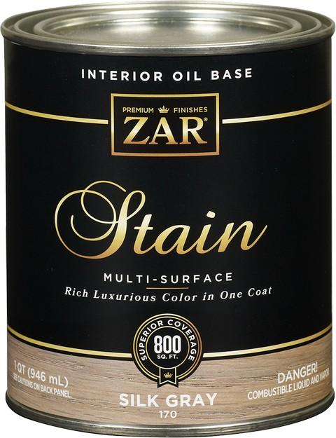 ZAR® Silk Gray Qt Interior Oil Wiping Stain 170